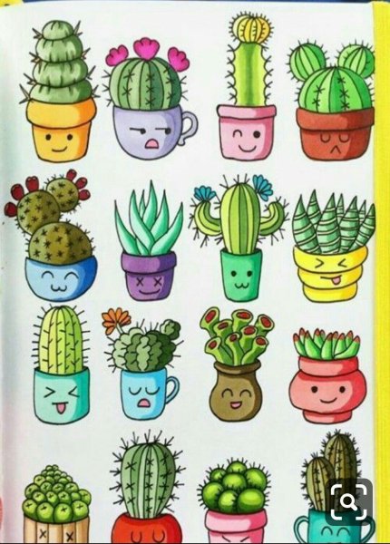 Маленькие рисуночки Кактус