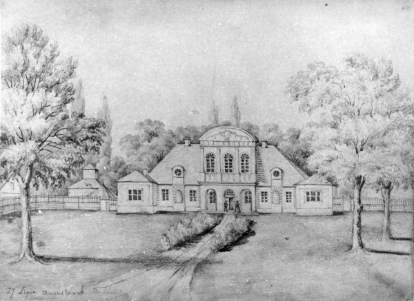 Тарханы Барский дом рисунок