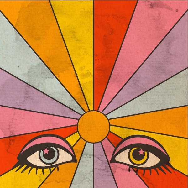 Хиппи живопись Рик и Морти