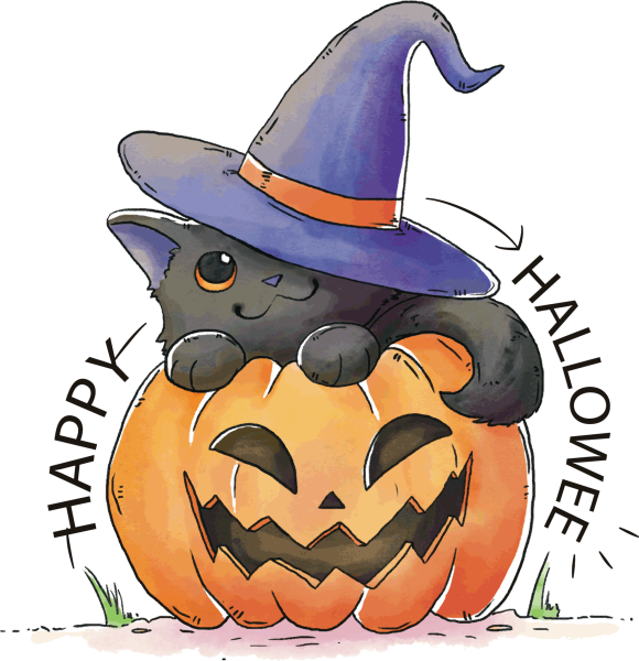 Раскраска Хэллоуин