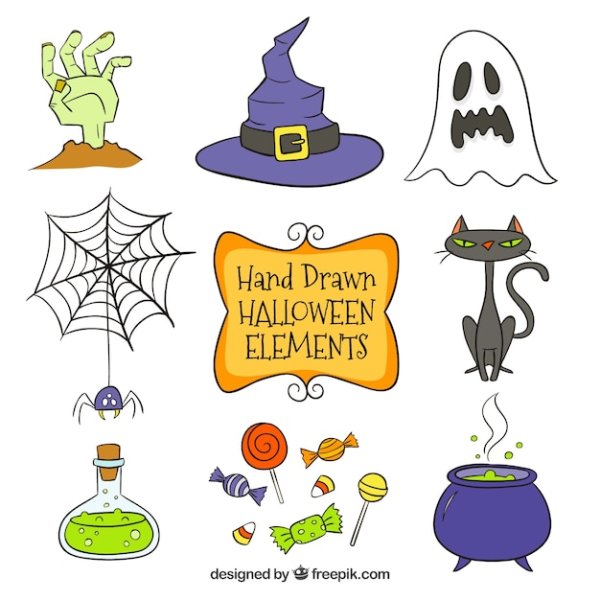 Рисунки к Хэллоуину страшные