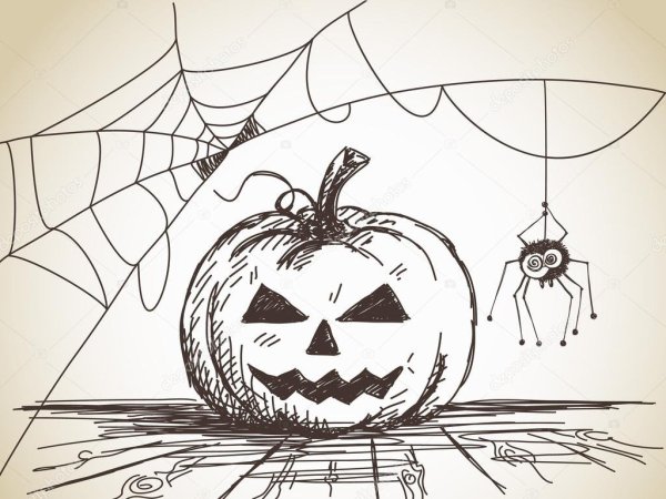 Джек Скеллингтон рисунок