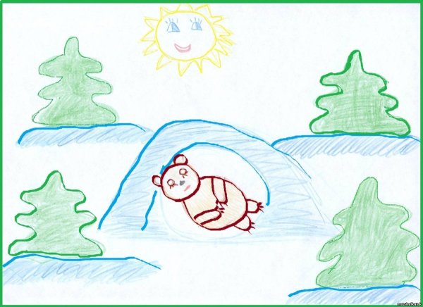 Зимние рисунки для детейkturbt