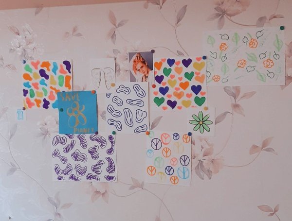 Хиппи рисунки для срисовки легко