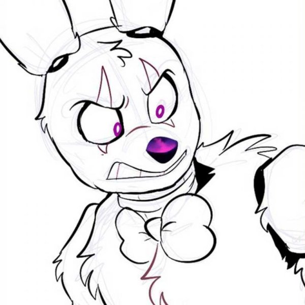 Фредди ФНАФ 1 рисунок