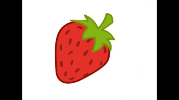 Клубника картинки нарисованные карандашом