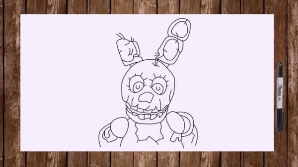 СПРИНГТРАП для срисовки легко