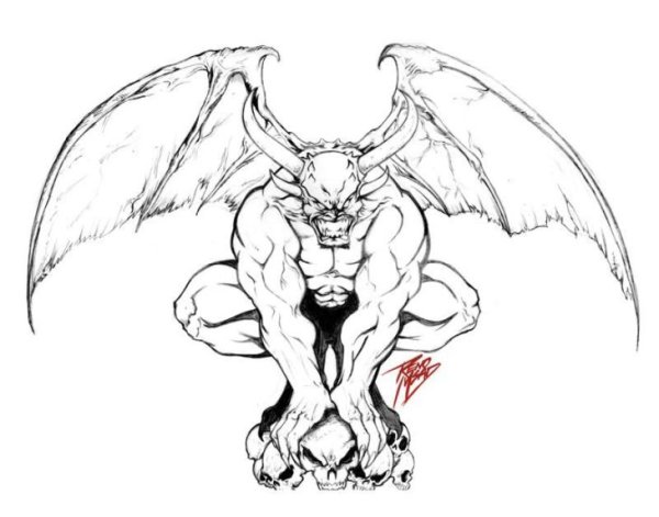 Горгулья демона