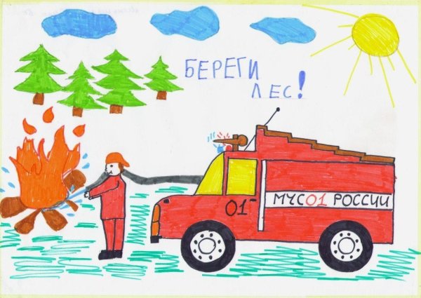 Рисунок на тему МЧС