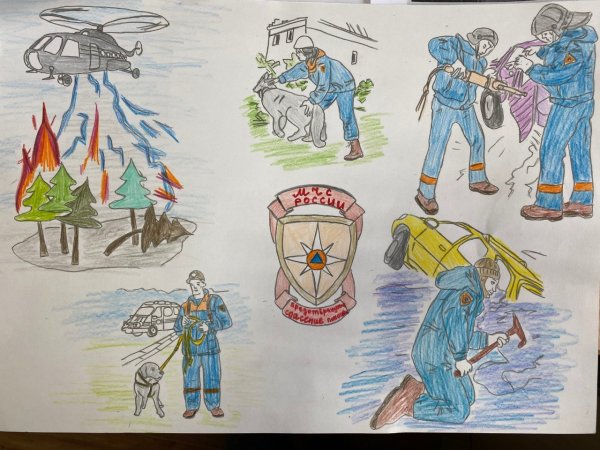 Рисунок на тему Гражданская оборона