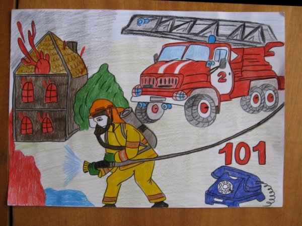 Рисунок на тему МЧС