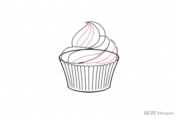 Сладости. Раскраска