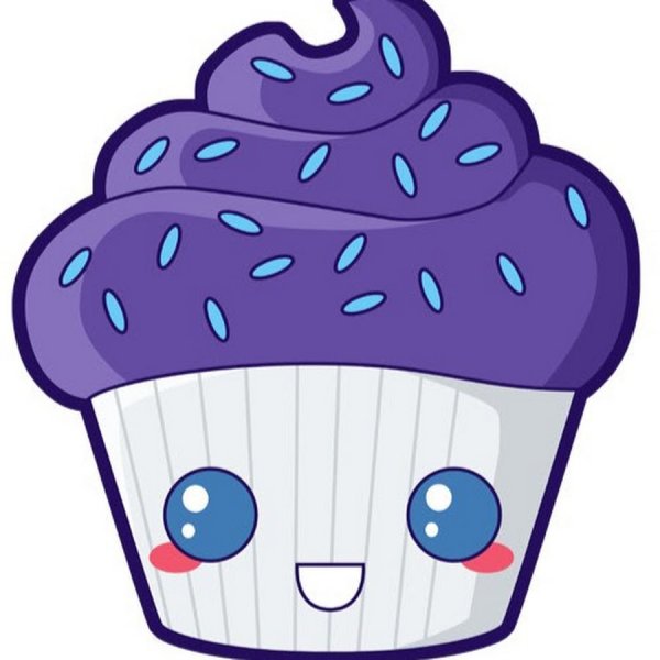 Легкий кексик рисование