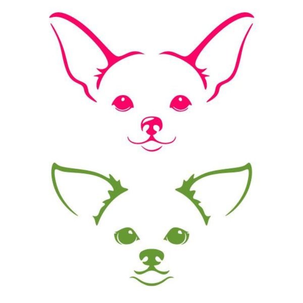 Трафарет чихуахуа