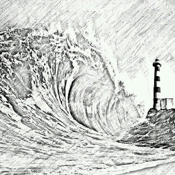 ЦУНАМИ карандашом