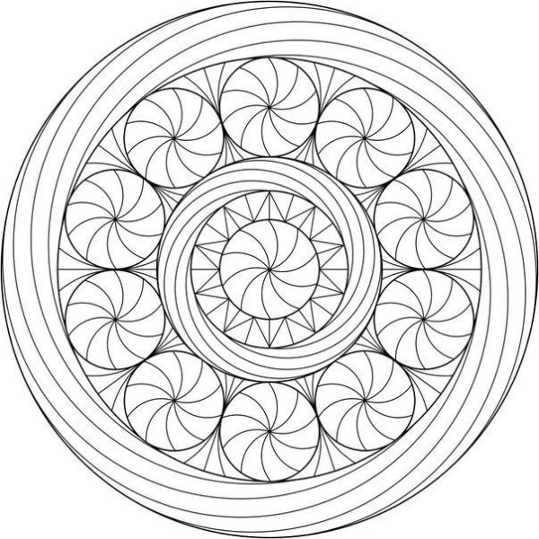 Орнамент в круге