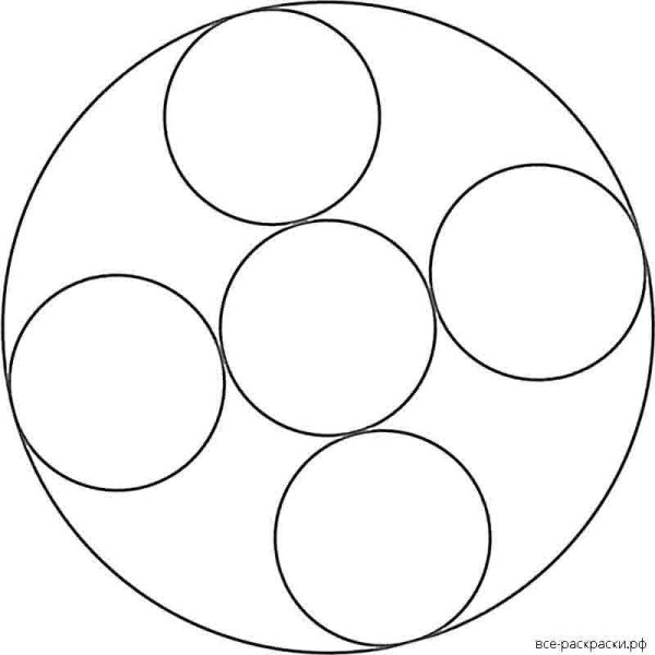 Трафарет круги