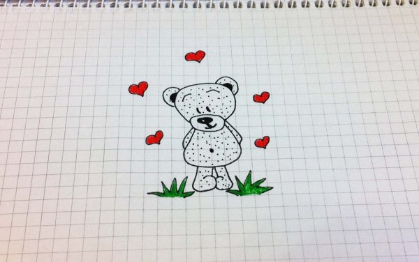 Рисунок для мамы легкий