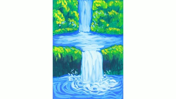 Рисование моря для детей