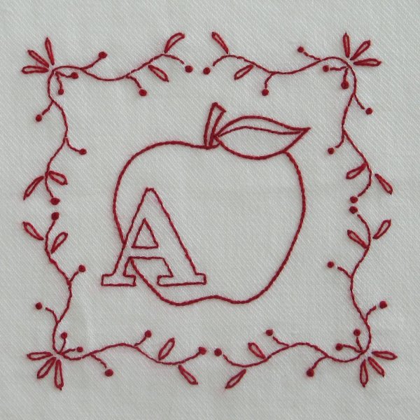 Вышивка редворк