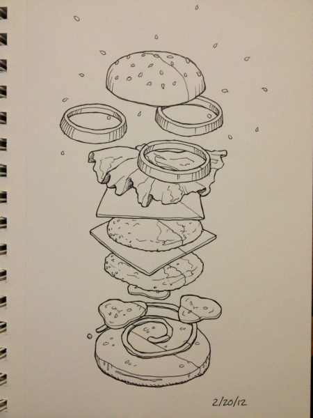 Кусок пиццы для рисования