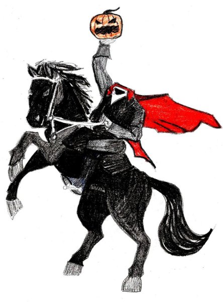 Всадник без головы раскраска