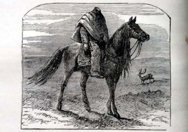 Раскраска Безголовый всадник