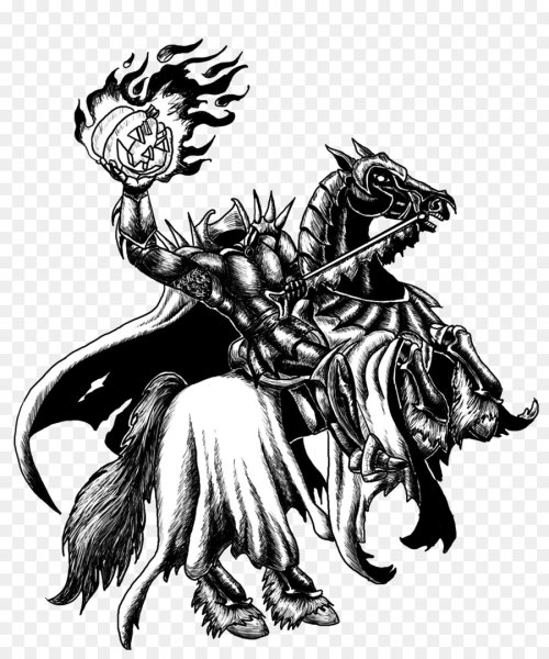 Всадник без головы срисовать