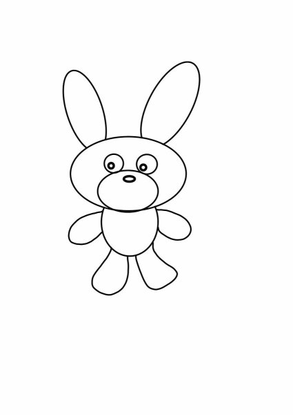 Заяц рисунок для детей