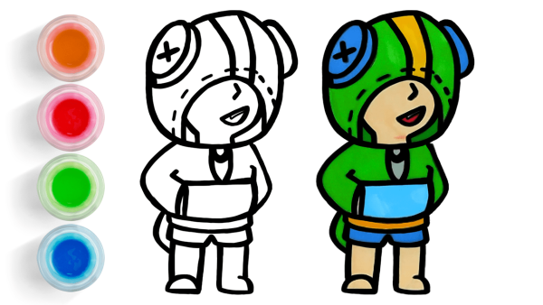 Рас краски Леона из бравла