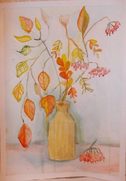 Осенний букет рисунок