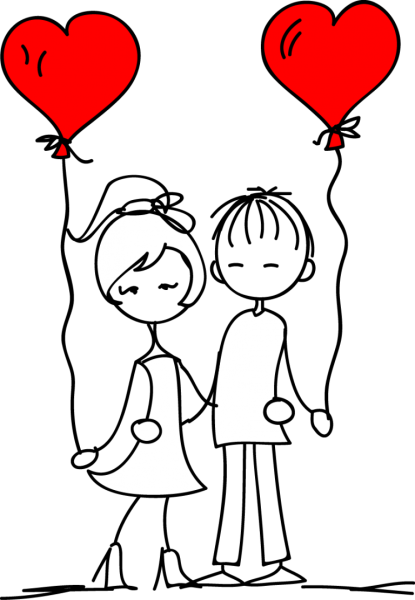 Рисунок на день влюбленных