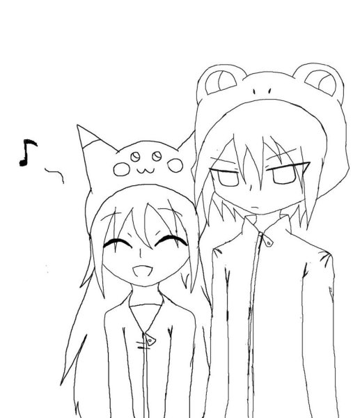 Рисунки девочек карандашом мультяшные