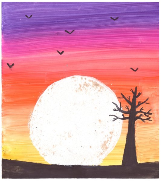 Рисунок фантазия и реальность легкий