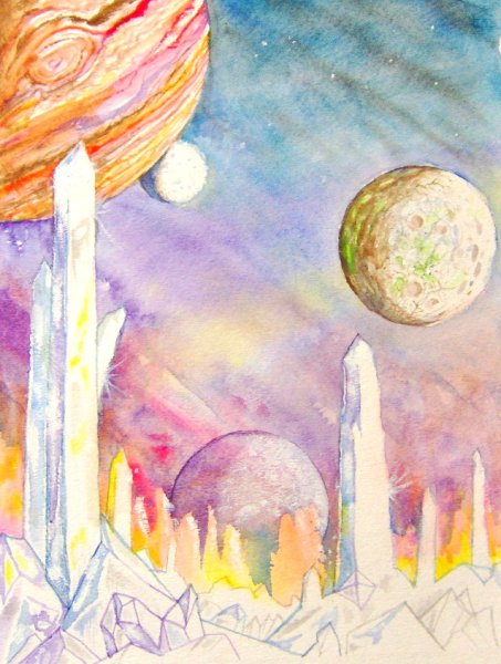 Птица счастья рисунок