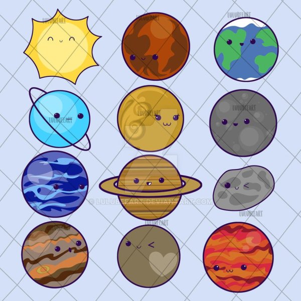 Космос рисунок карандашом