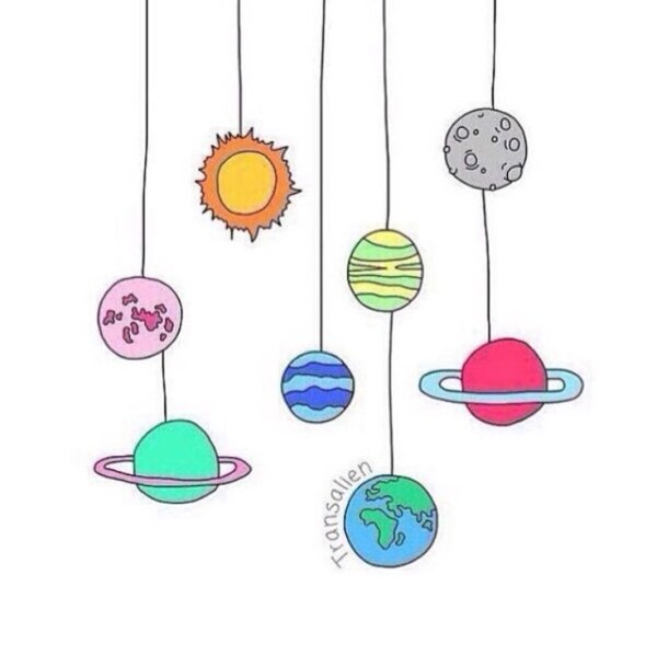 Голубые рисунки легкие