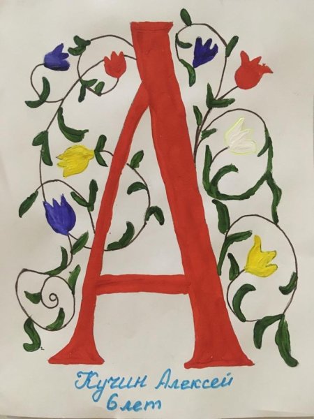 Рисование буквицы