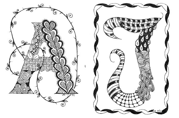 Стилизованная буква а