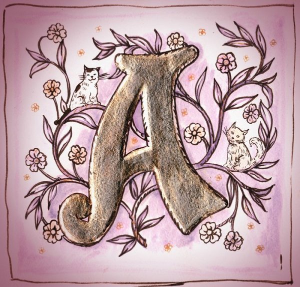 Буквы в магическом стиле