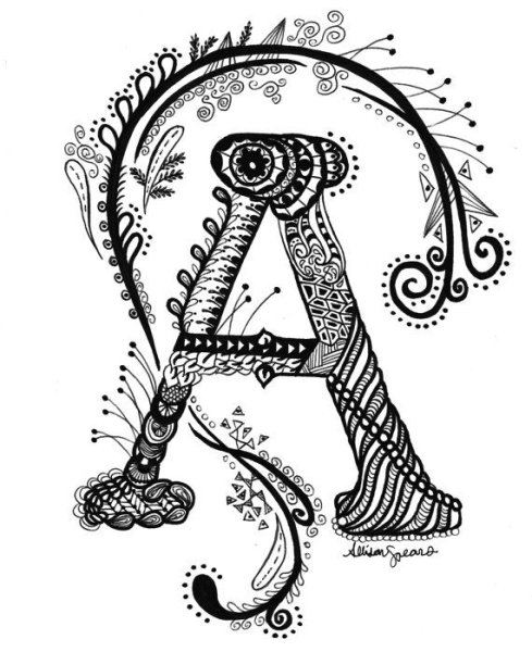 Рисование буквицы