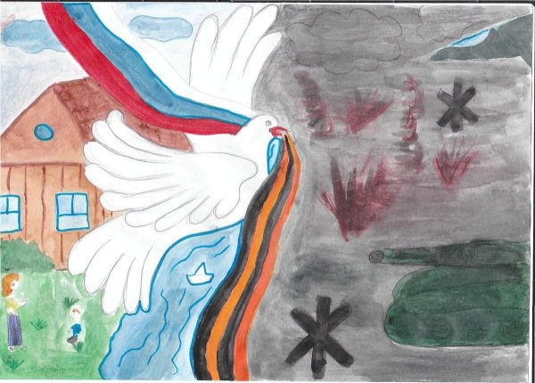 Рисунки на патриотическую тему для детей