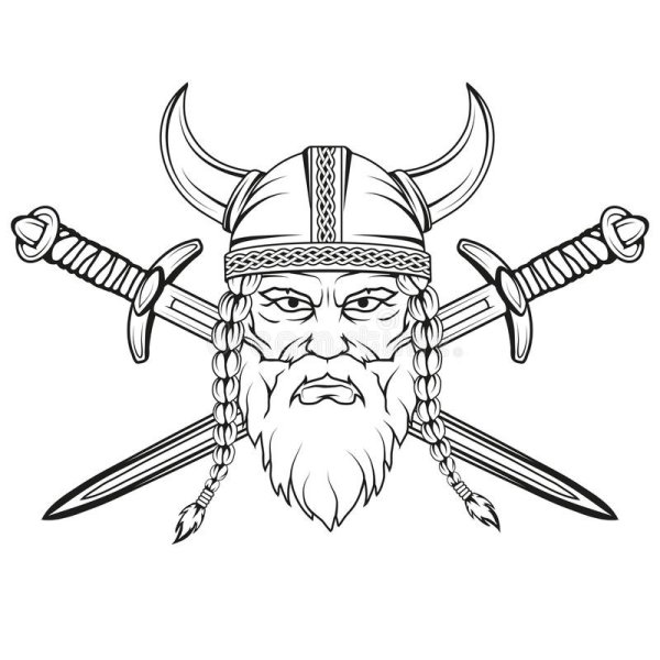 Викинг рисунок