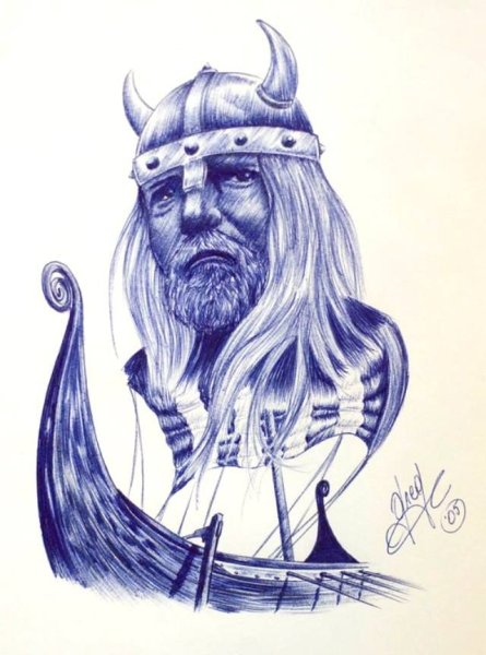 Кольцо Викинг скетч