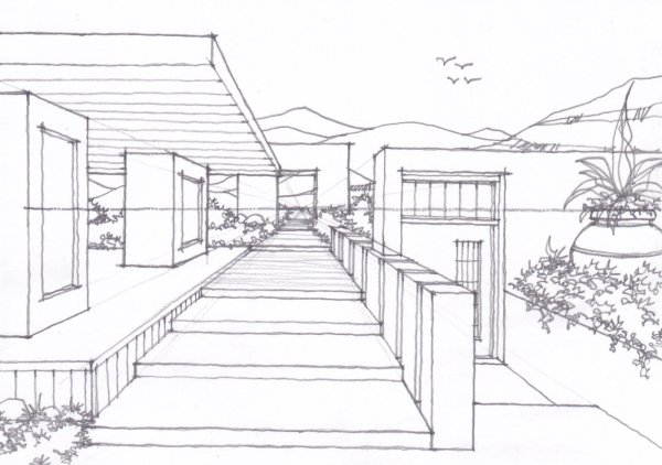 Перспектива в ландшафте