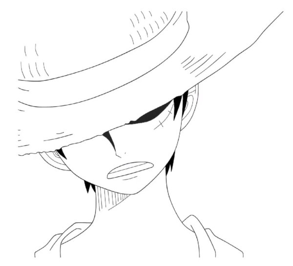 Аниме для срисовки Ван Пис