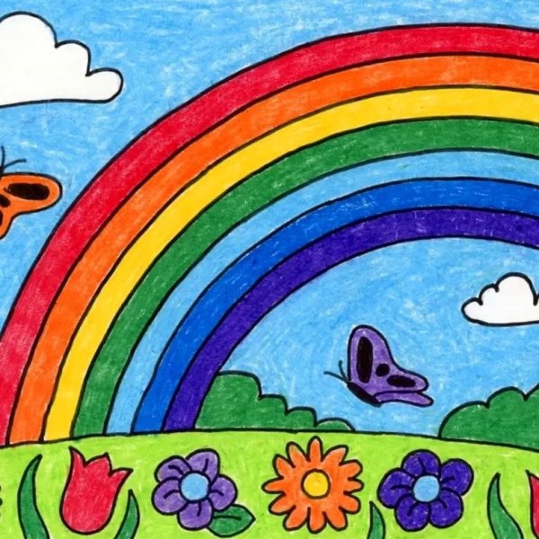 Картинки по радуге
