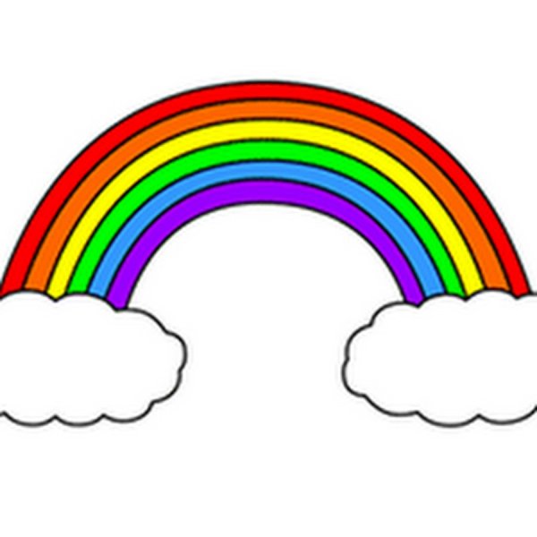 Радуга для срисовки