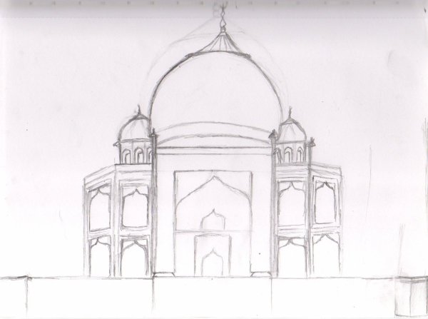 Архитектурные здания для срисовывания