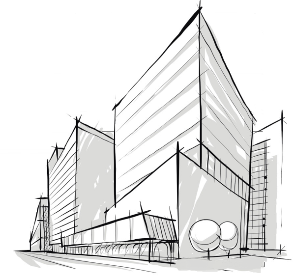 Сиднейский оперный театр Австралия в карандаше